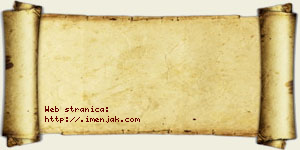 Jana Urošević vizit kartica